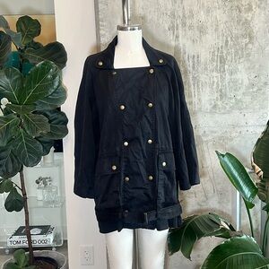 Current/Elliot Infantry Jacket Washed Black